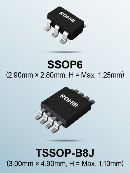ROHM’s New ±1% Accuracy Current Sense Amplifier ICs Reduce Mounting Area by Approx. 46% Over Conventional Configurations